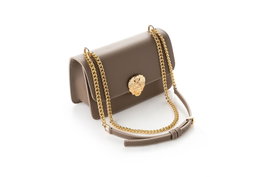 Vince Camuto Bolso Bandolera Amore Dark Mink Negro Piel Sintética